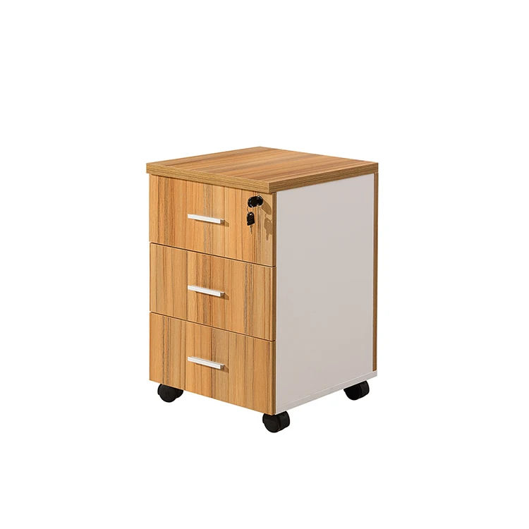 Shisheng Furniture Promotional 3 Drawer Movable Office Storage File Cabinet