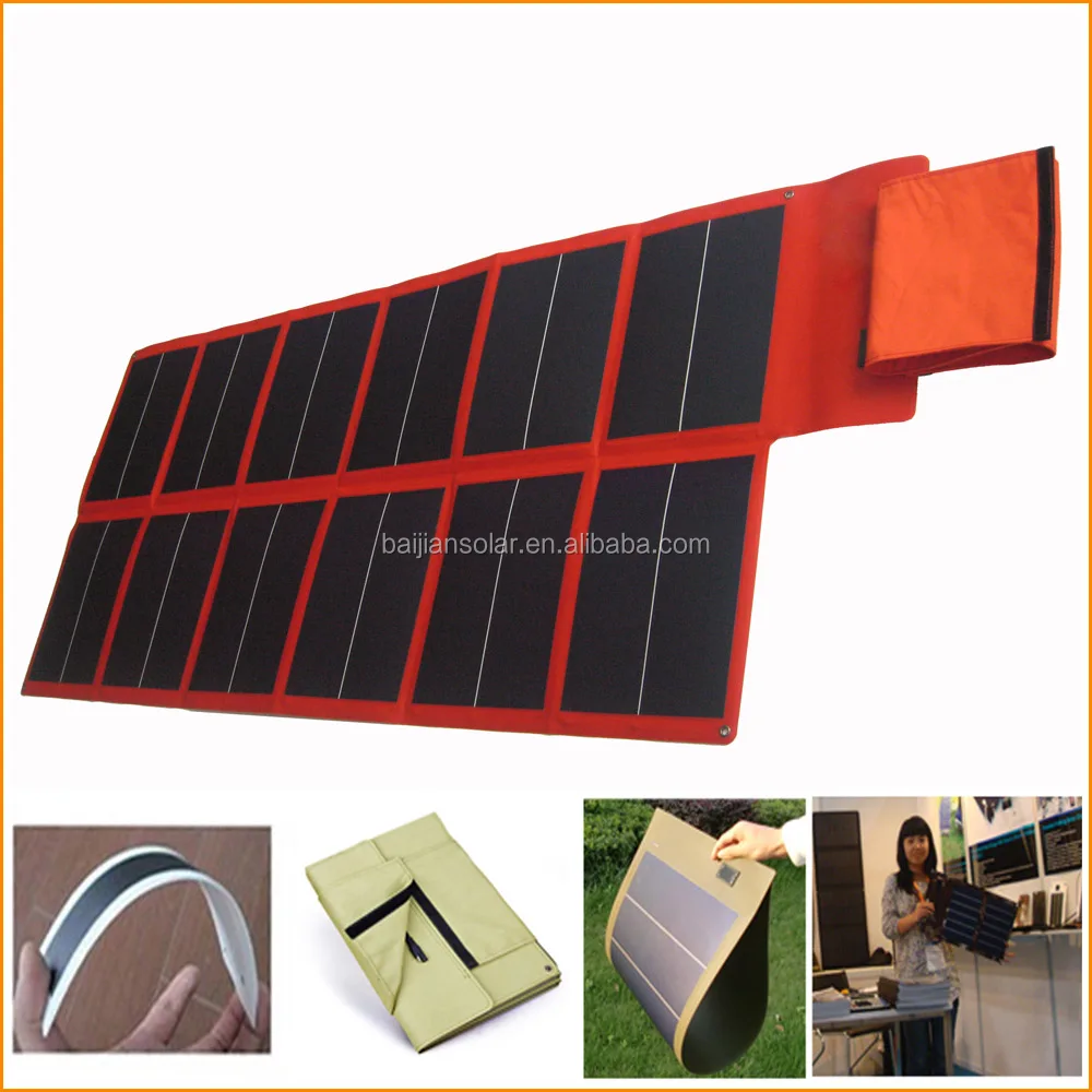ETFE ламинированная гибкая Портативная сумка с солнечным зарядным устройством для ноутбука