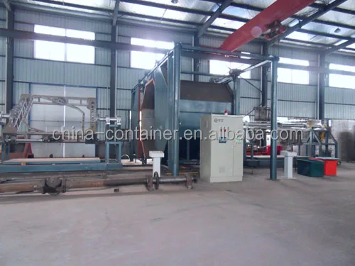 
Shuttle rotomolding machine 