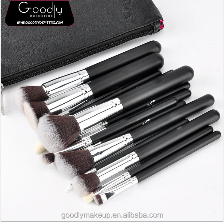 Private Label Wholesale Makeup Brushes Set Goat Hair Makeup Brush Kit