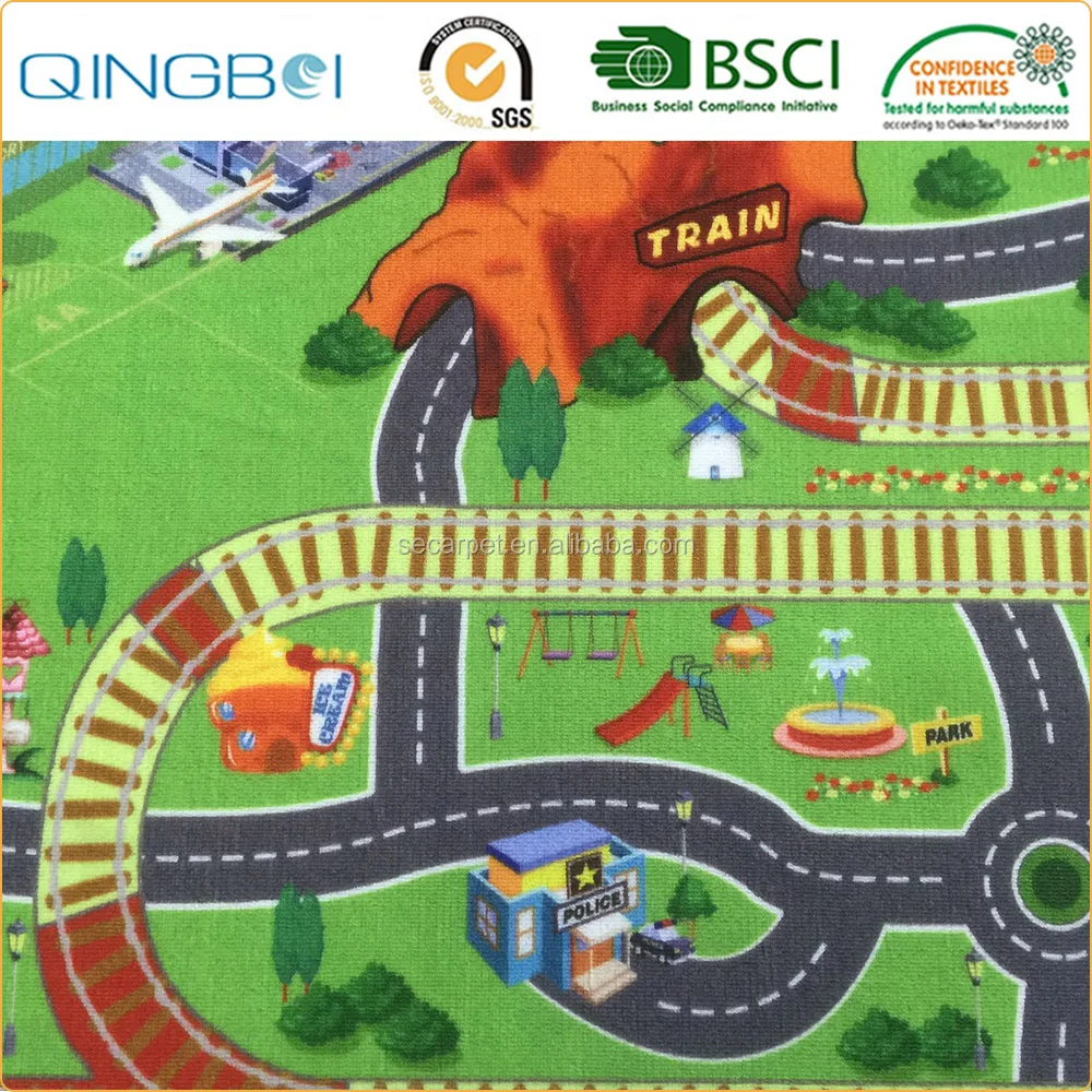 
Kids Play Game Rugs with Train online Shopping with Chinese Manufacturer 