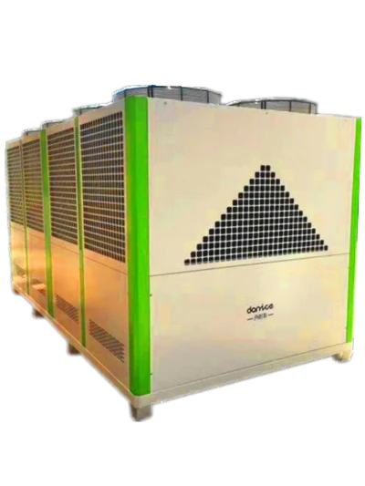 Shell and tube evaporator air cooled water screw chiller for industrial cooling( R22/R407C/R404A refrigerant)