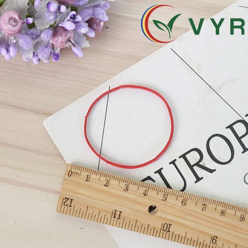 High quality durable small red 250 rubber band for money and any purposes at factory direct prices