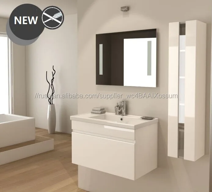 Стекло Боковой Шкаф Мебель Для Ванной Комнаты Мебель для Ванной Комнаты