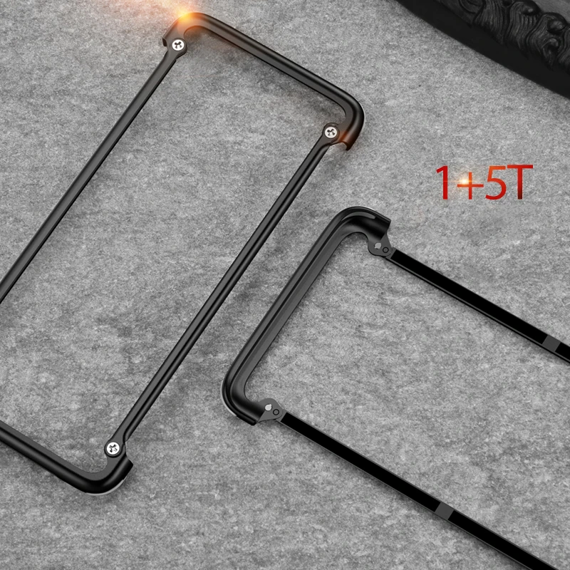 Противоударный металлический бампер чехол Аксессуары для мобильных телефонов для один плюс 5 т