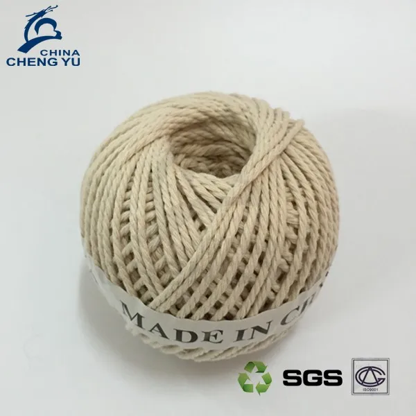 thick cotton string twine ball braided rope