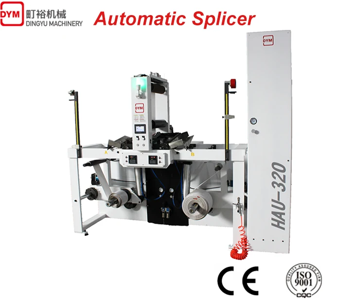 Dingyu Automatic Butt Splicer HAU 320 non stop unwinder