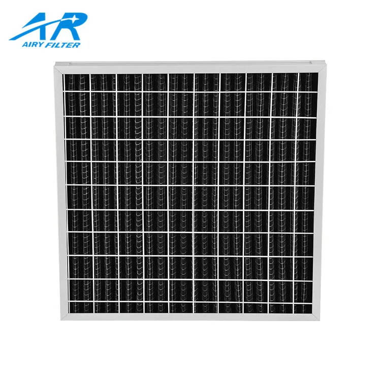 Composite Materials Panel Filter To Absorb Noxious Gas Activated Carbon For Odor Removal+Active Carbon Filter Cylinder