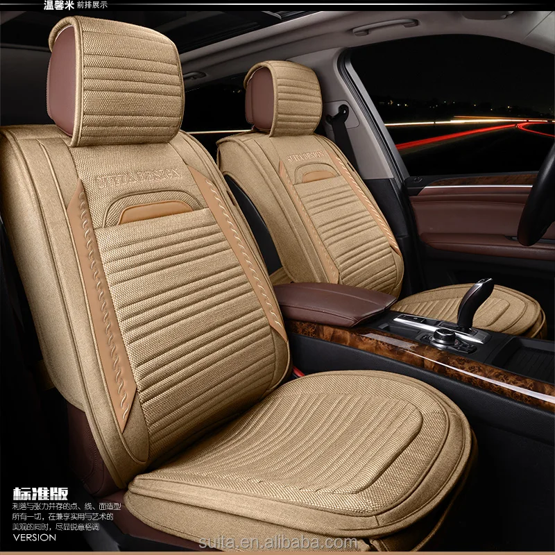 
New Design Fashion High Quality Wholesale Custom Fancy Leather Car Seat Cover 