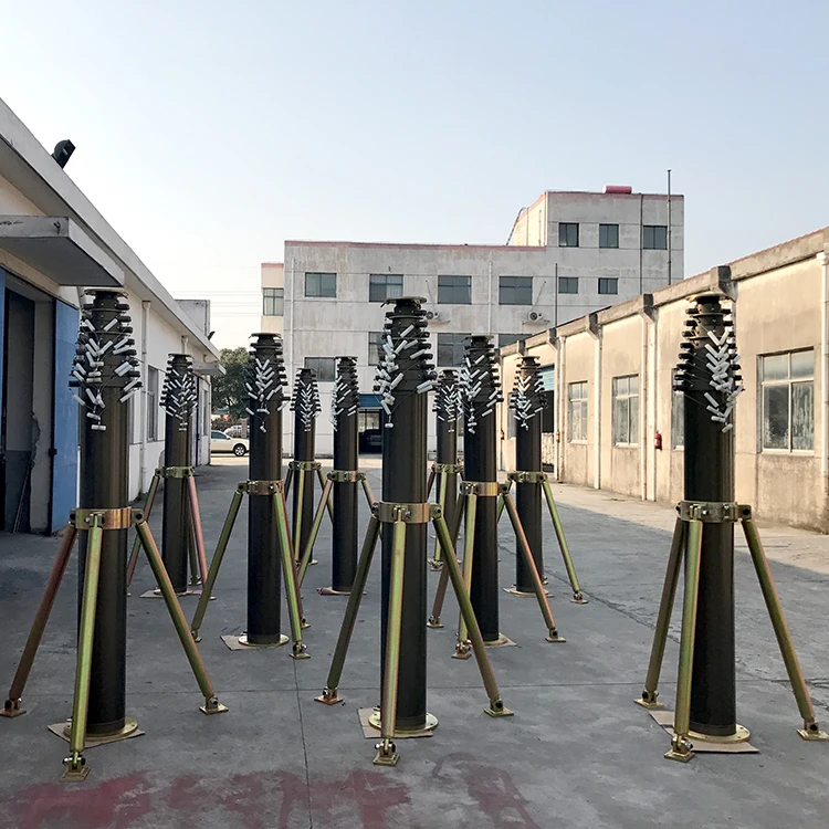 
Pneumatic telescopic heavy mast hard anodizing pole 