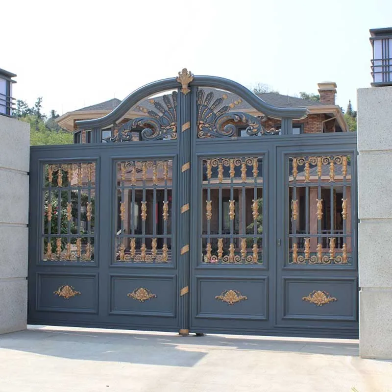 Front door design decorative courtyard gate simple main gate