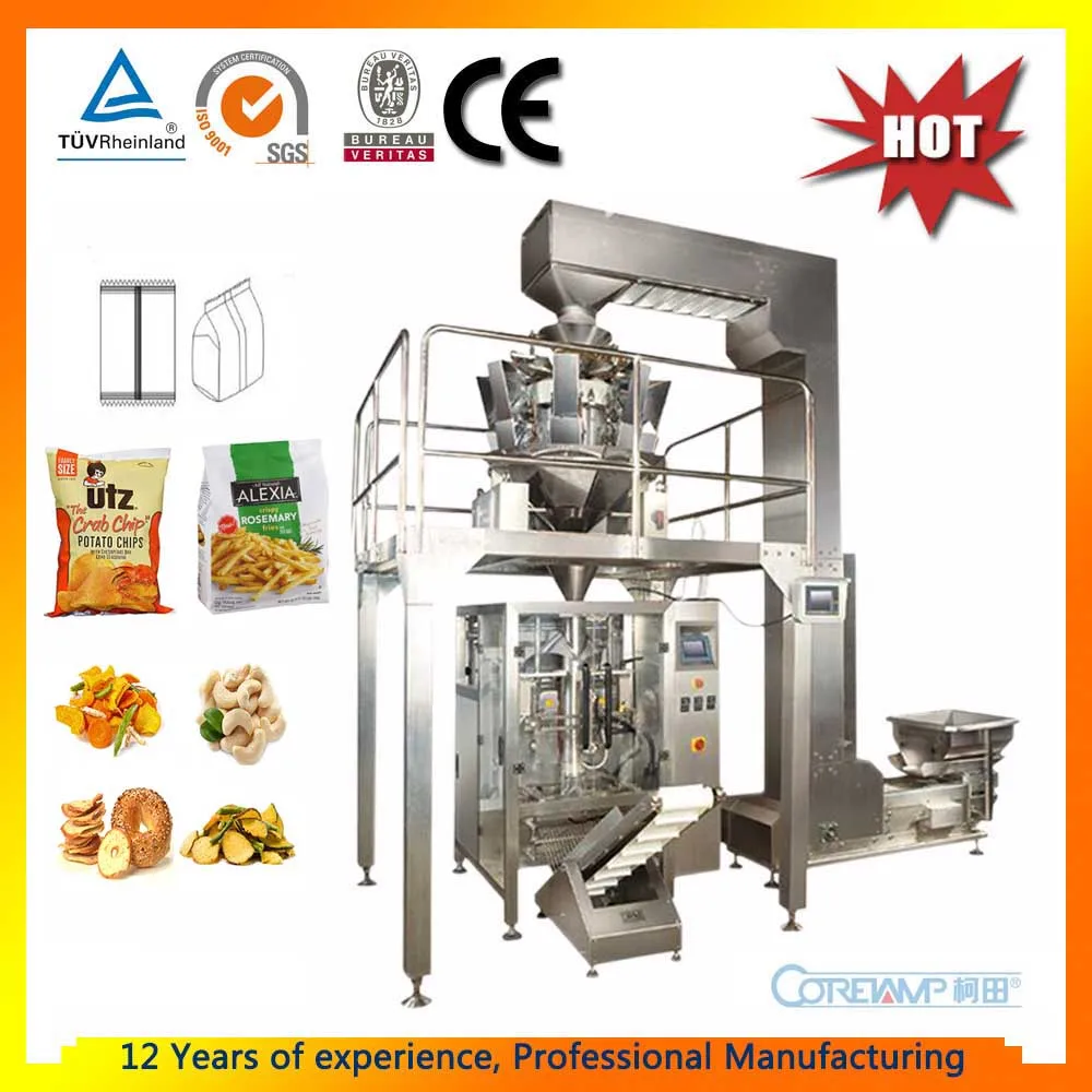 Автоматическое пластиковый мешок фисташки кешью арахис заполнение упаковочная машина