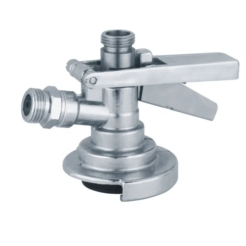 stainless steel dispense head keykeg  beer coupler