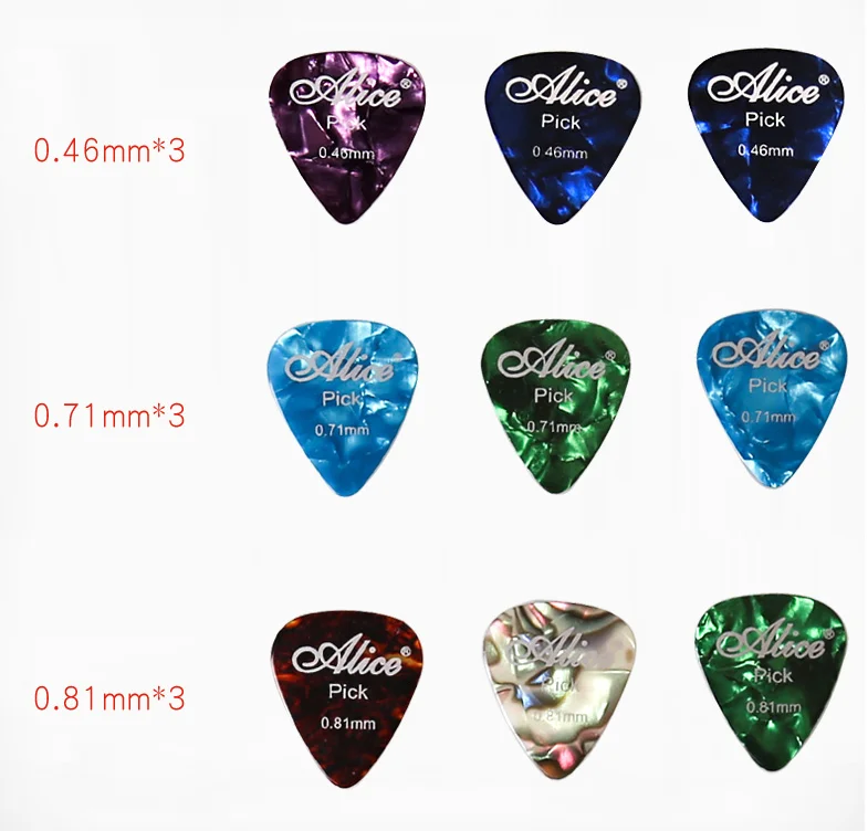 
OEM with wholesale high quality celluloid guitar picks for guitar plectrum 