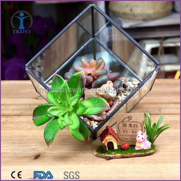 Пирамида Геометрическая Стекло Террариум/Ручная Плантатор/Air Завод стеклянная ваза