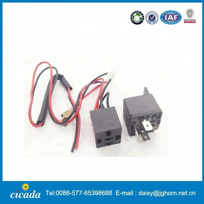 Dual air horn with compressor