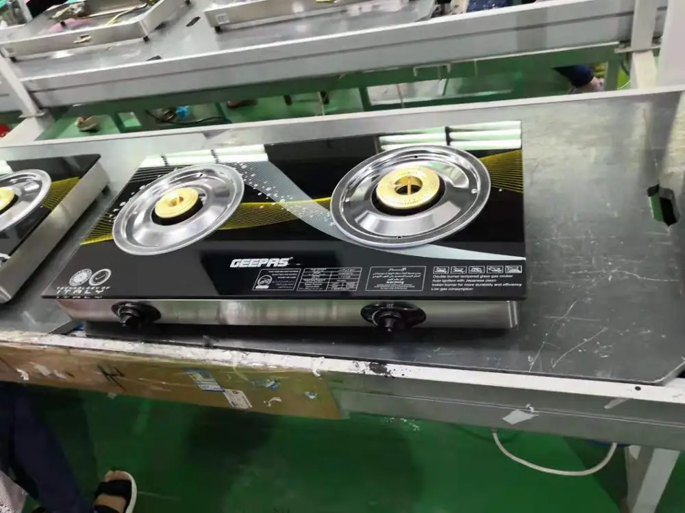 2020 Hot Sale Glass Top 3 Burner Table Gas Stove