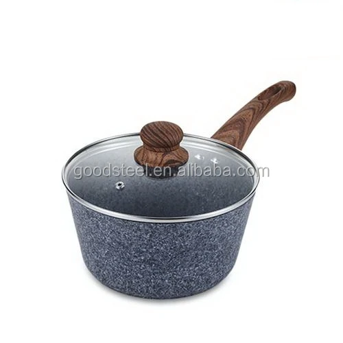 Сковорода Из Гранита с деревянной ручкой