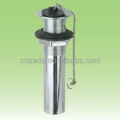 Basin drain and waste with strainer and plug,sink pipe sewer