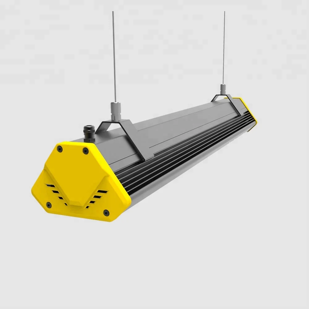 
linkable trunking 120w high bay hi-bay light system workshop highbay waterproof 50w~250w warehouse zigbee led linear lighting 