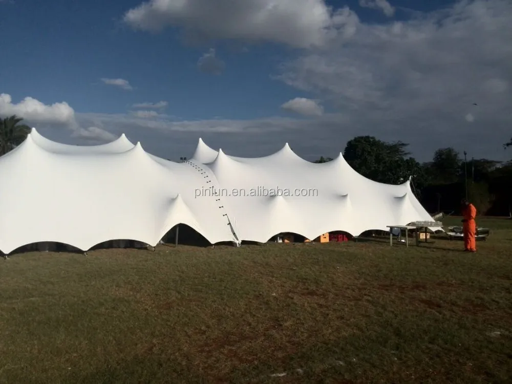 Waterproof stretch tent fabric for outdoor Wedding/Camp/tent