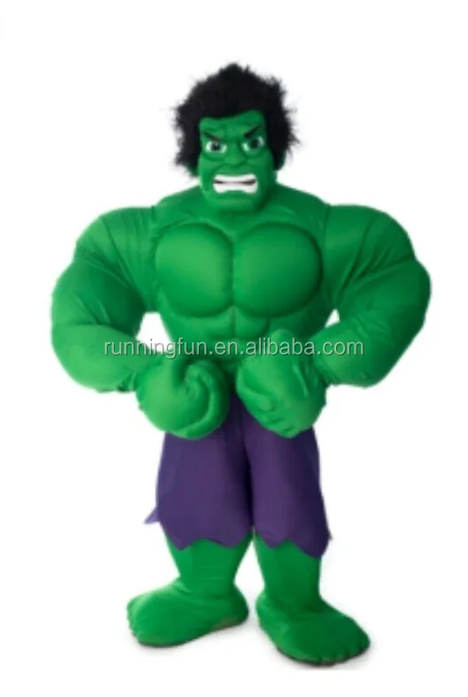 Running Fun CE Green Giant mascot costume For Adults Christmas Halloween Outfit Fancy Dress Suit