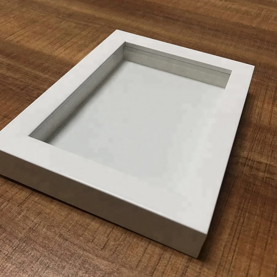 Золотая, белая, красная, коричневая деревянная рамка, 3d теневая коробка, настенная художественная рамка, оптовая продажа