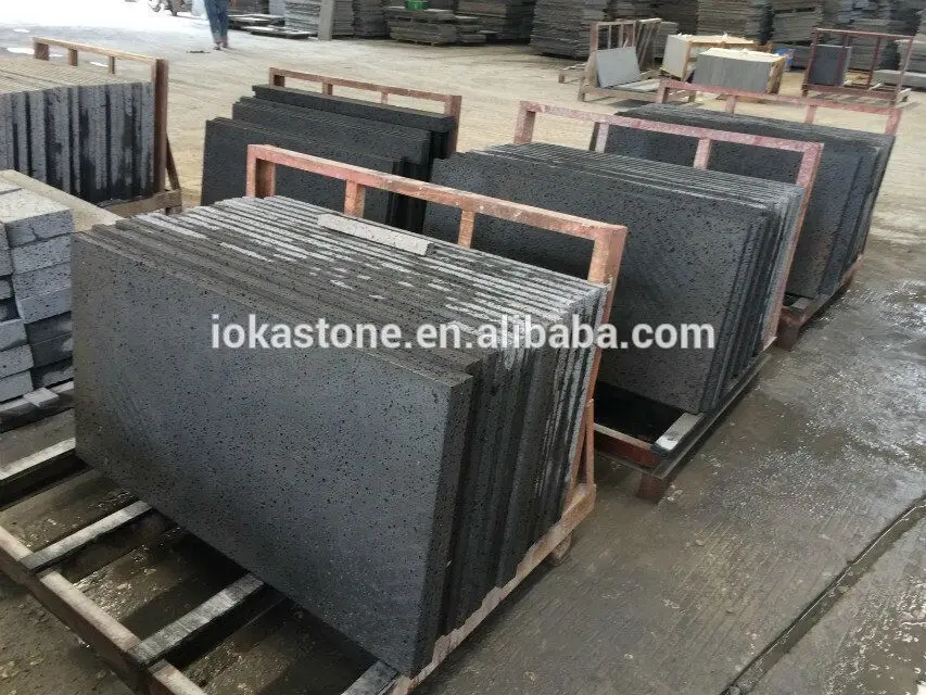 
2017 hot style Glazed lava stone countertops with good price 
