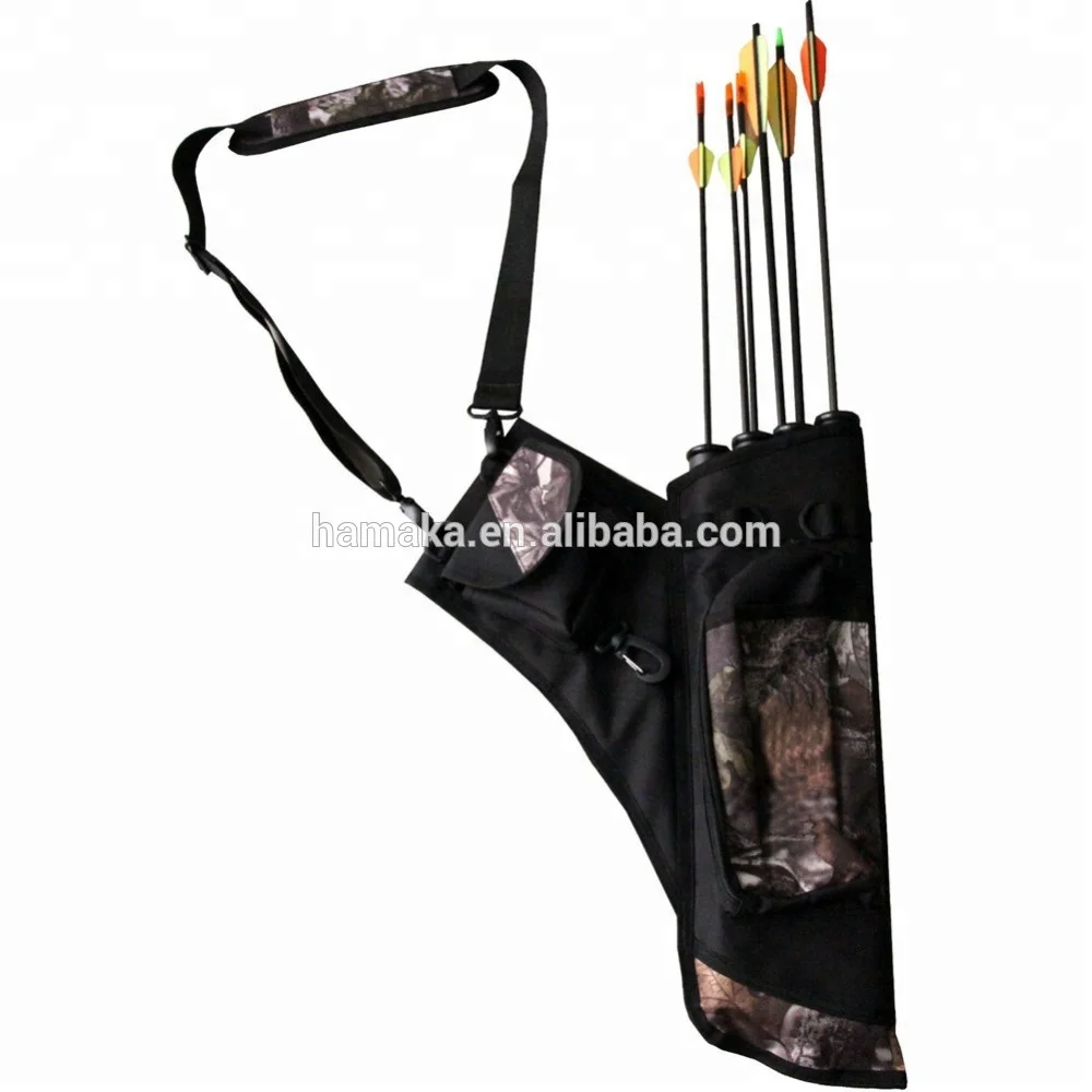 Camo Hunting Canvas Quiver Archery Bow Bag Archery Arrow Quiver