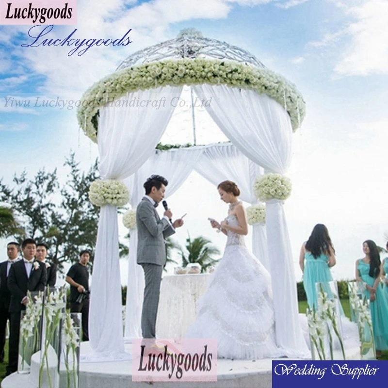 fancy stage decoration white wedding gazebo wholesale