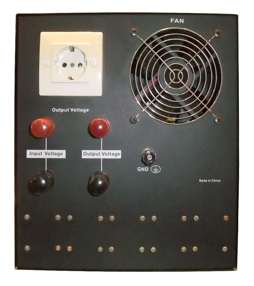 High-power automatic voltage regulator avr 8kva 8000watt switching voltage regulator with circuit breaker protection