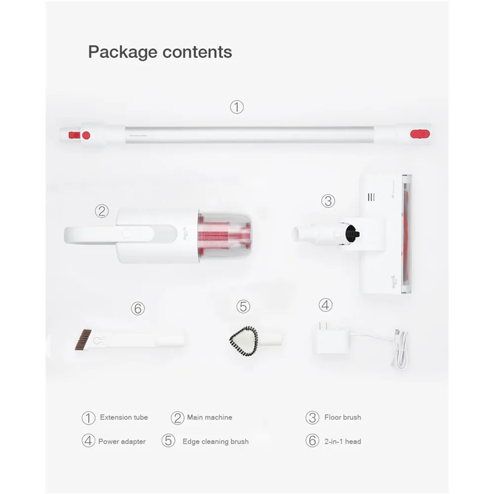 
Xiaomi Deerma VC20 Handheld Vacuum Cleaner for Home And Car Low Noise Dust Collector household Aspirator Multifunctional Brush 