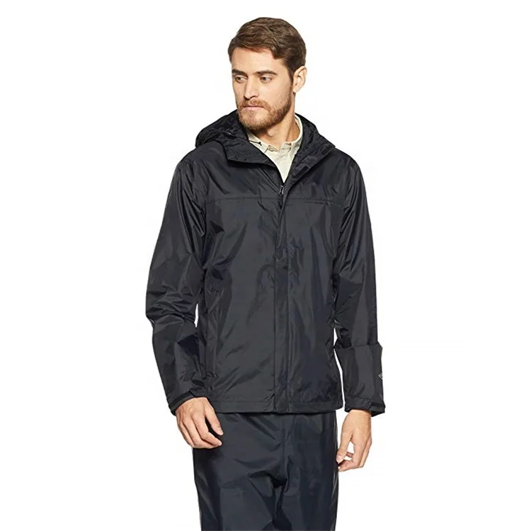 RM1105 Custom Lightweight Blue Waterproof Plain Mens Cheap Windbreaker Jacket