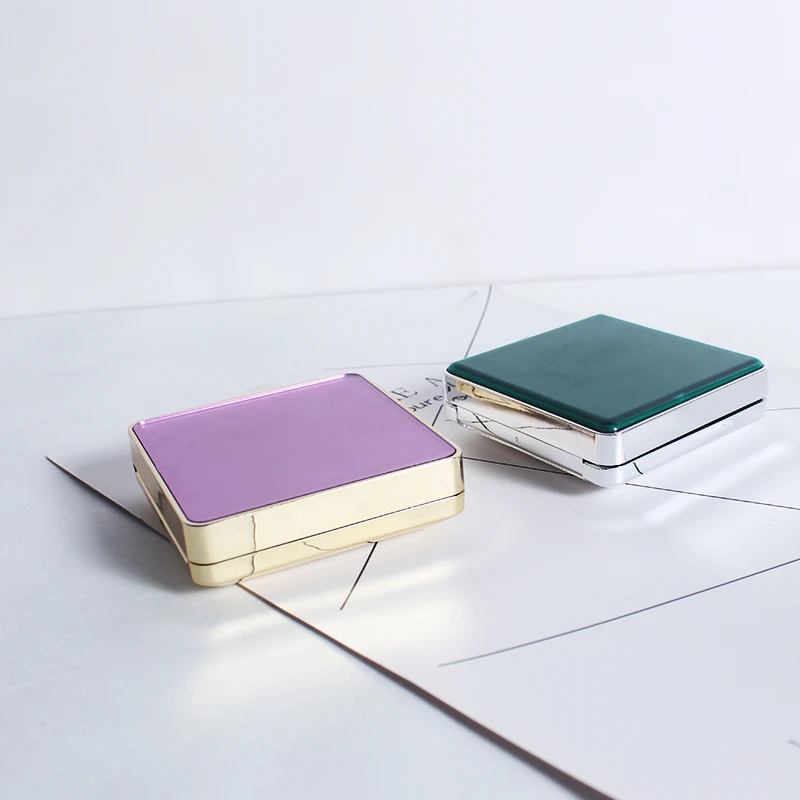 square bb air cushion box magnetic buckle sponge powder puff Custom cosmetic plastic packaging materials