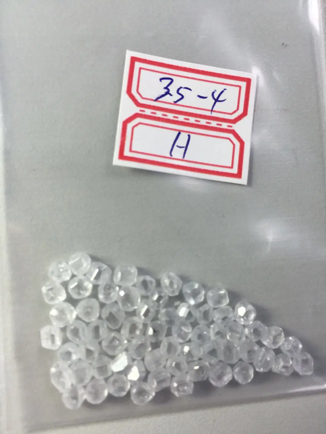 made in china low price perfect shape HTHP white rough uncut synthetic diamond