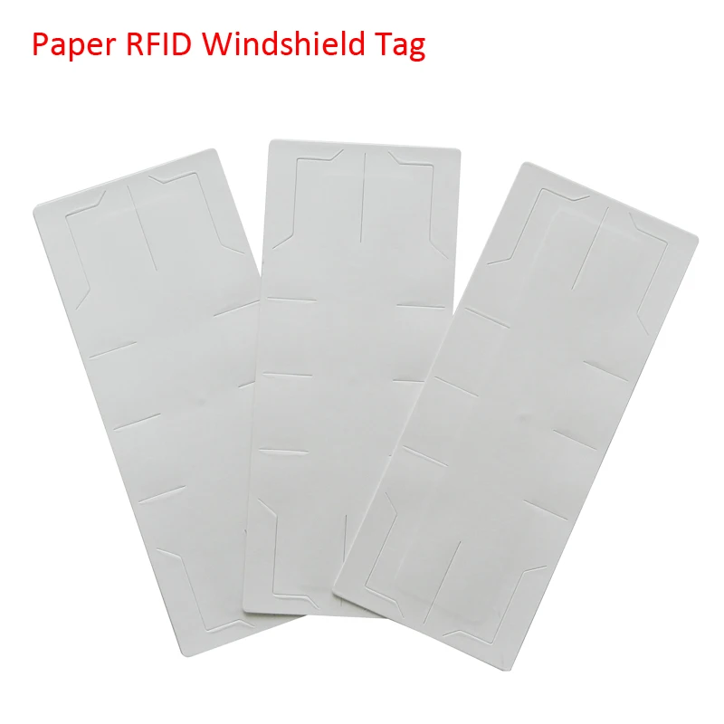 Vehicle ISO18000-6C Long Range Passive Smart UHF RFID Windshield Tag