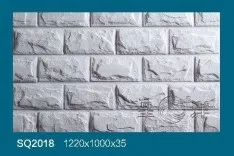 
gypsum niches and fireplace frame 