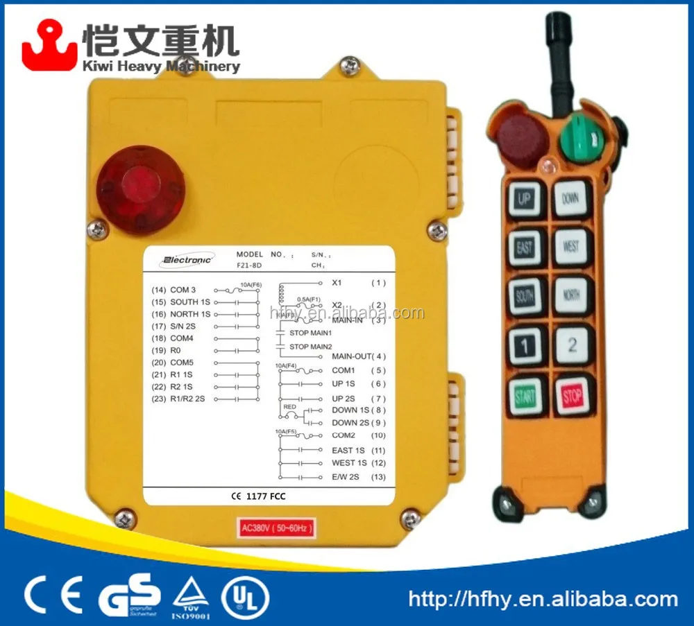 pendant remote control wireless radio hoist remote controllers japanese hoist overhead traveling crane radio remote control