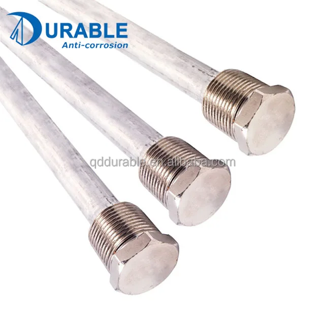 Corrosion control Extruded Water Tank Magnesium Anodes Rod for solar or electric water heaters