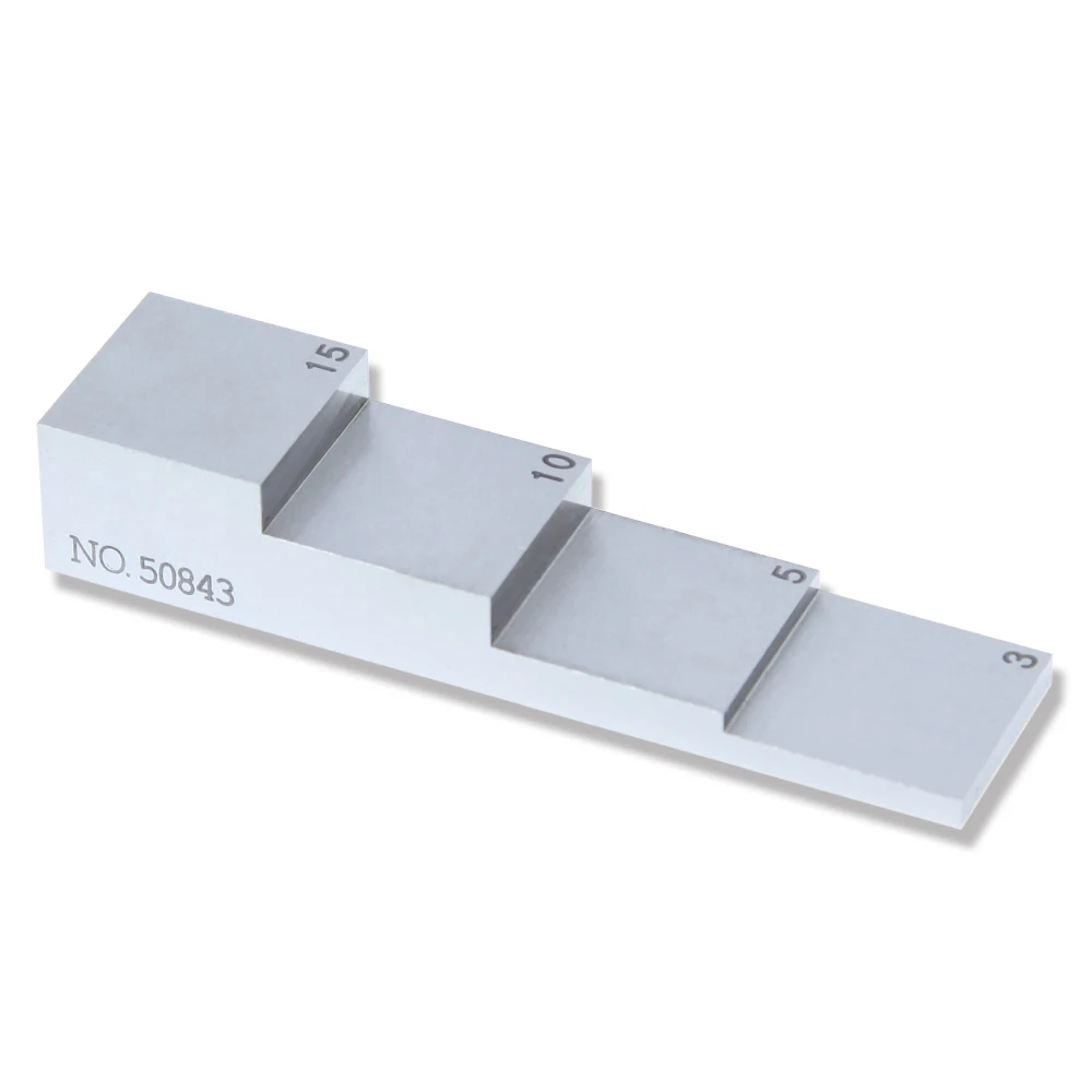 Factory OEM Ultrasonic Step Wedge Shape Thickness Calibration Blocks