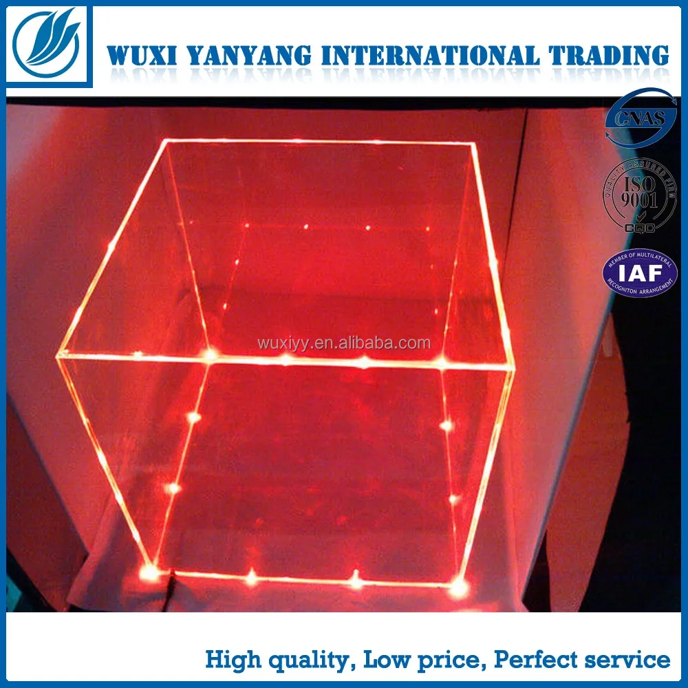acrylic display boxes with led light