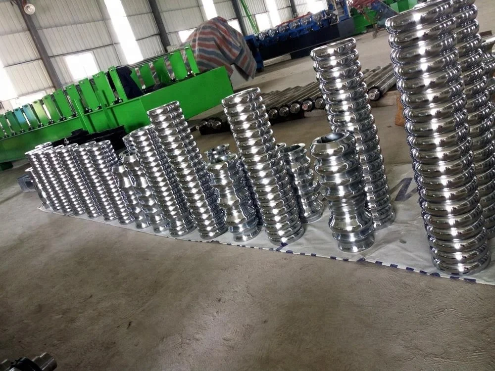 Automatic galvanized metal trapezoidal corrugated roof sheet making machine