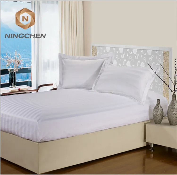 
Plain White Cotton Massage Table Cover Sets Flat Bed Fitted Sheets 