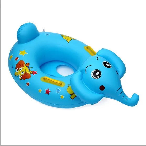 Funny design inflatable float inflatable twin baby double swim float seat