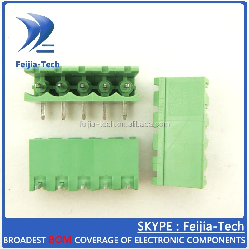 5,08 мм Шаг 300 в 15 а PCB винтовая Клеммная колодка Подключаемая Клеммная колодка 5 контактов