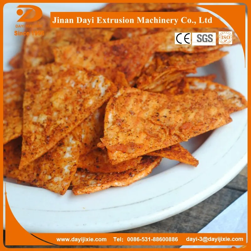 Dayi Tortilla Making Machine Doritos Corn Chip Processing Line