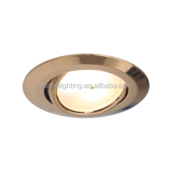 
New Marine Grade 3W 12V Chrome Brass Interior Stainless Steel Down Light Warm White for Boat Yacht Lamp 