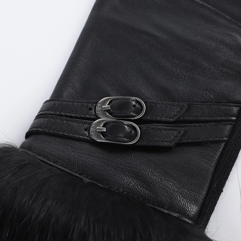
Fashion women opera female silk long sleeve sexy leather gloves mittens 