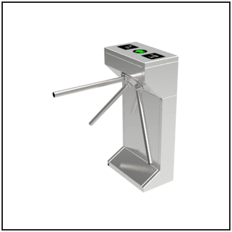 fast passing waist height  tripod turnstile for security device