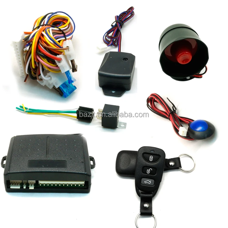 433.92mhz anti-hijacking keyless entry cyclone universal car alarm remote control